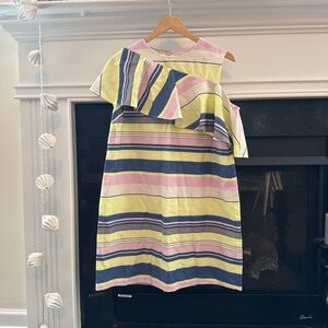 ASOS Striped Dress size US 12 boho cottage preppy corpcore classic